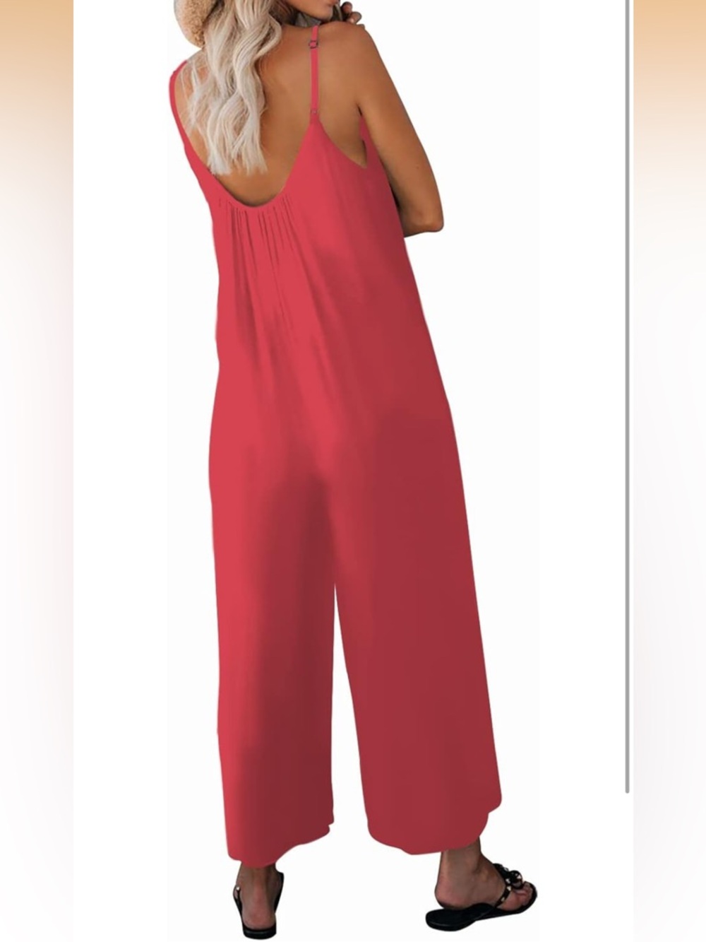 Women’s Casual Pink Jumpsuit Size L NWOT - Picture 3 of 8